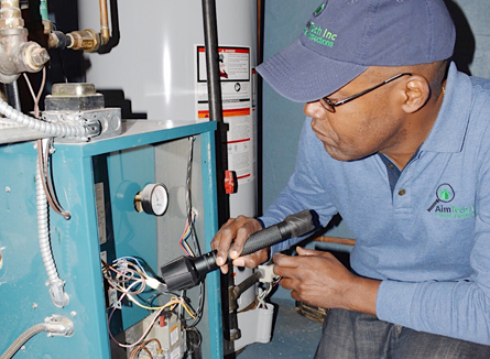 Inspecting a Boiler