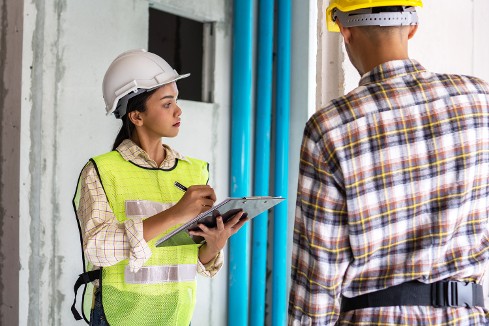 Female Engineer and Male Engineer Female Engineer and Male Engineer